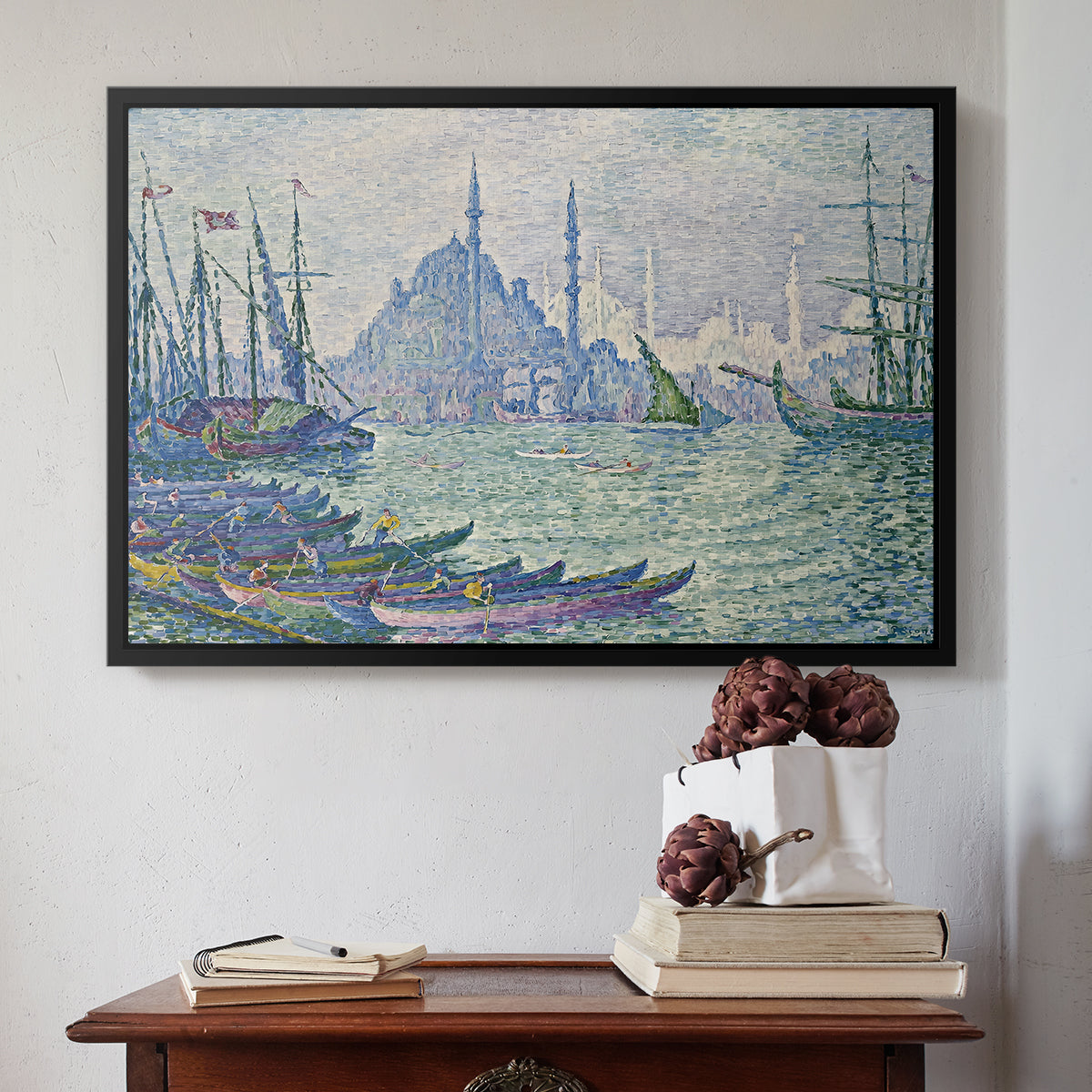 The Golden Horn, Minarets, 1907 - Floater Framed Canvas Print