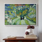Stairway at Auvers, 1890 - Floater Framed Canvas Print