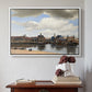 View of Delft, c. 1660-1661 - Floater Framed Canvas Print