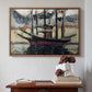 Two Boats Side by Side, Port of Marseilles, c. 1916 - Floater Framed Canvas Print
