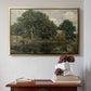Forest of Fontainebleau, 1846 - Floater Framed Canvas Print