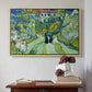 Stairway at Auvers, 1890 - Floater Framed Canvas Print