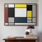 Composition with Yellow, Red, Black, Blue, and Gray, 1920 - Floater Framed Canvas Print