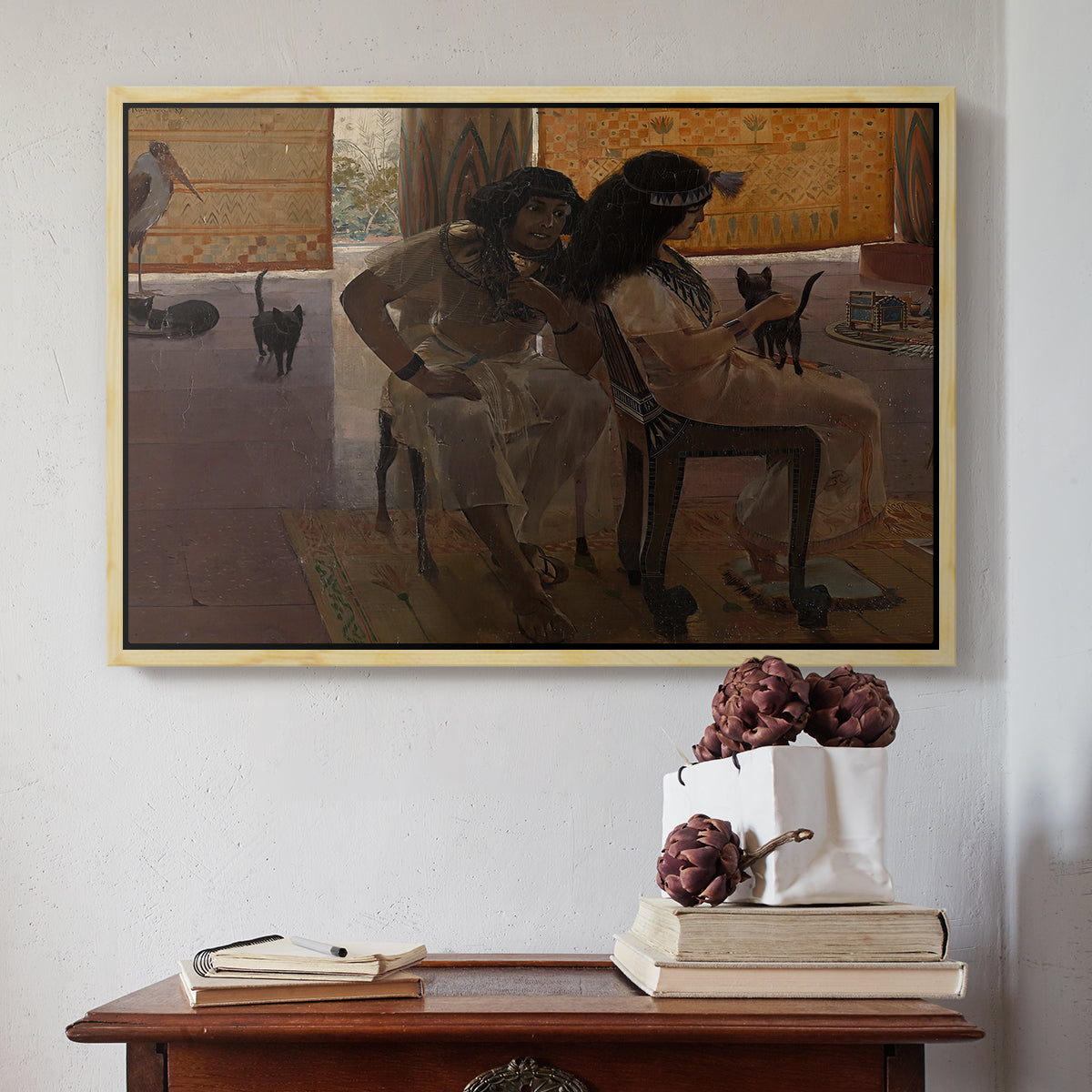 The Age of the Pharaohs, 1914 - Floater Framed Canvas Print