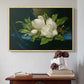 Giant Magnolias on a Blue Velvet Cloth, c. 1890 - Floater Framed Canvas Print