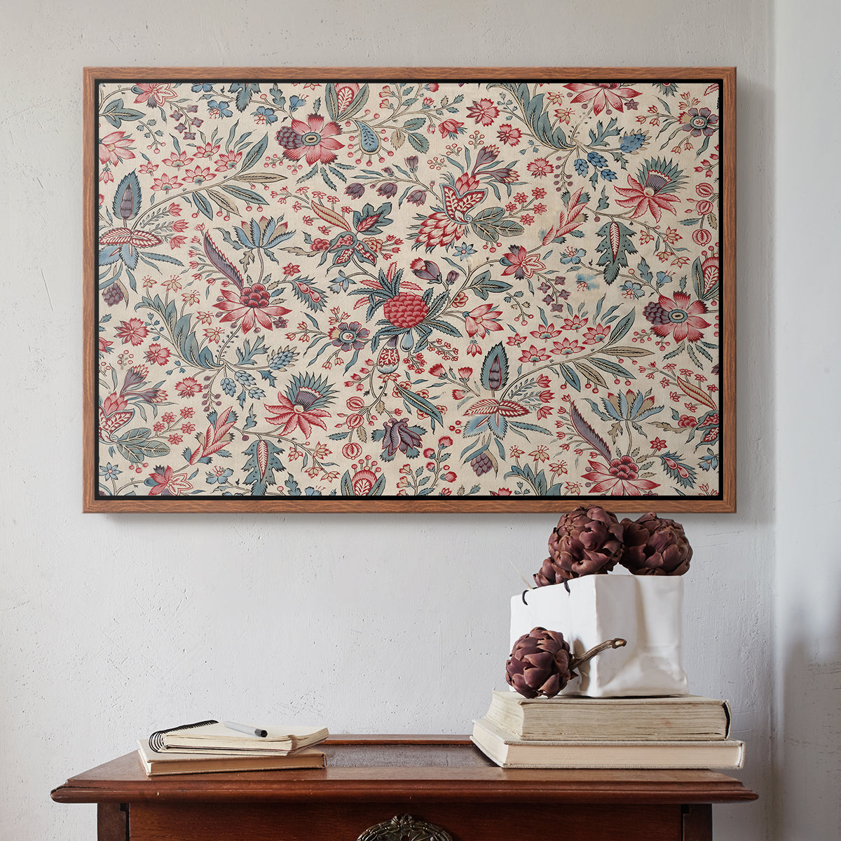 Anaras - Cream, c. 1775-1800 - Floater Framed Canvas Print