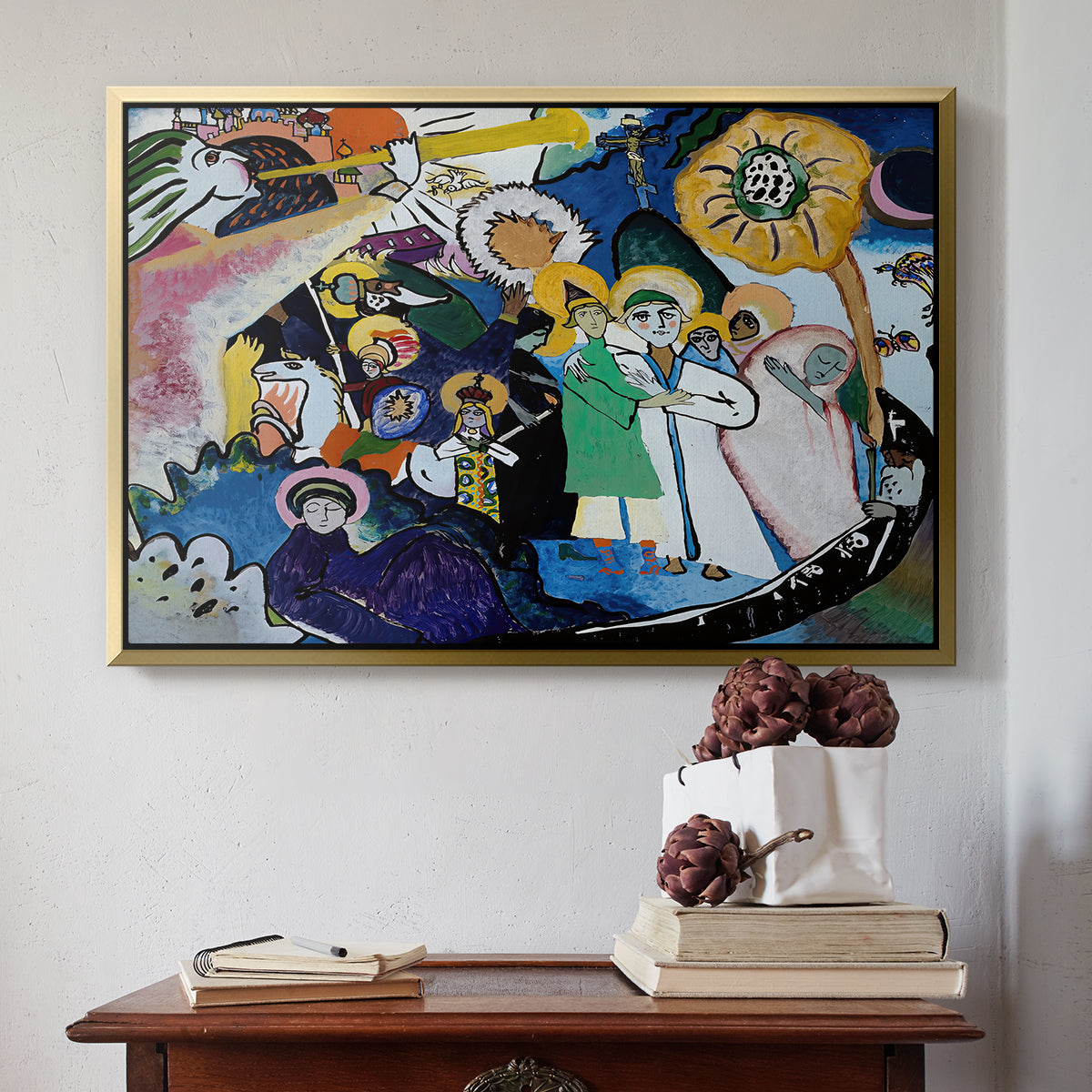 All Saints Day I, 1911 - Floater Framed Canvas Print