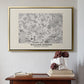 Fleurs, 1866 (Morris Inspired) - Floater Framed Canvas Print