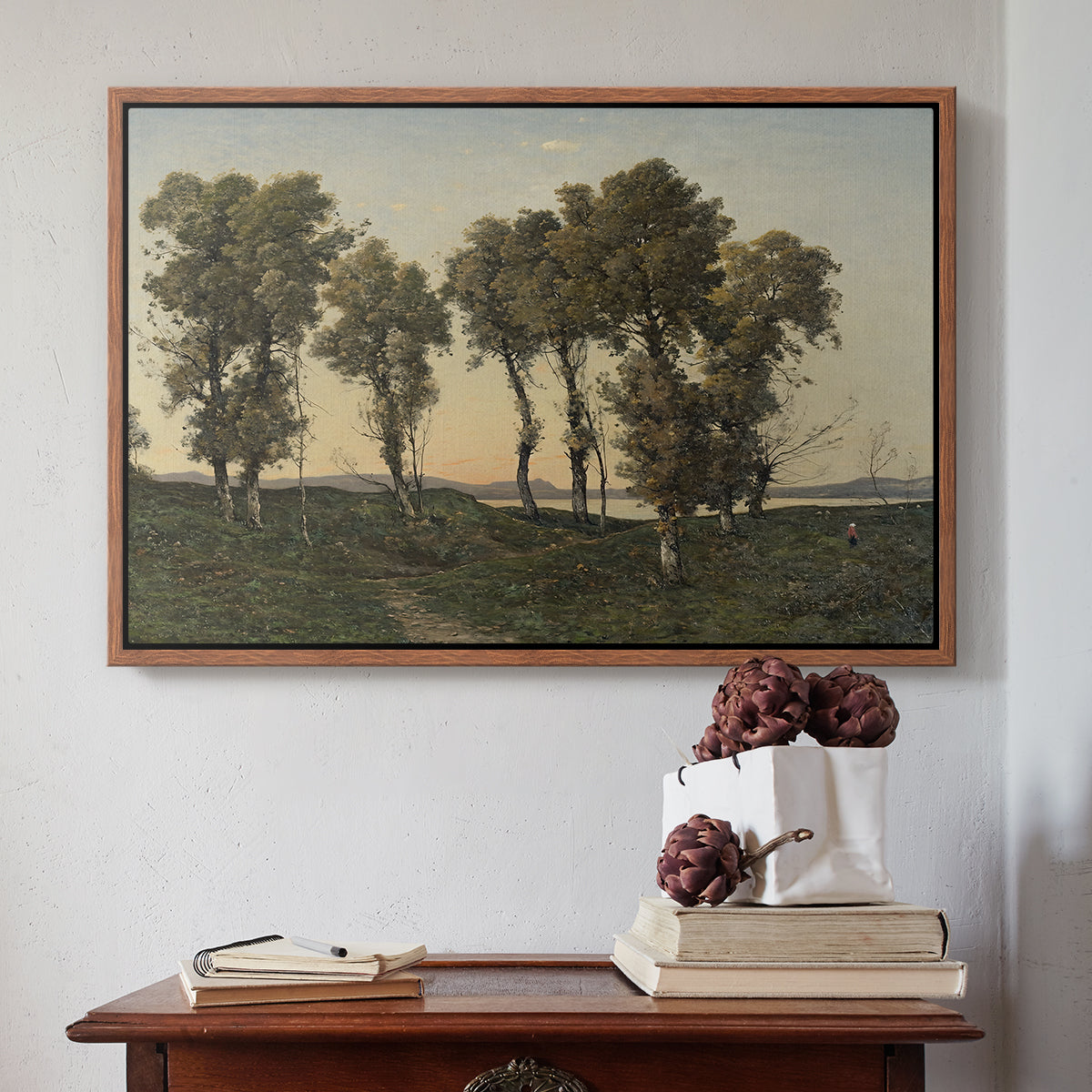 Autumn Evening, 1894 - Floater Framed Canvas Print