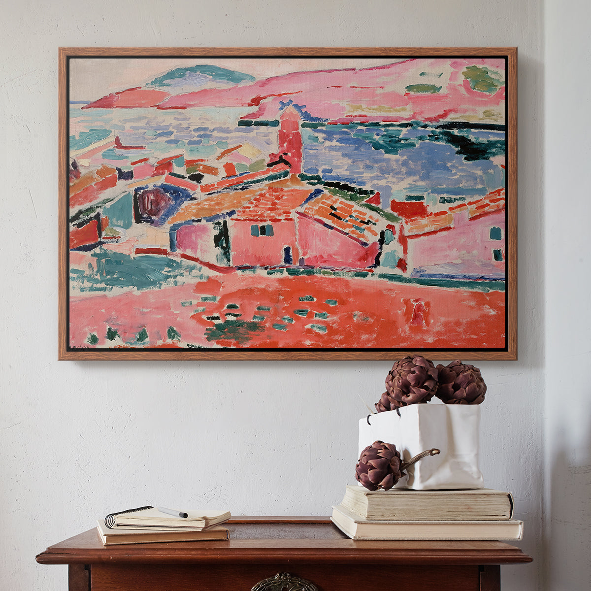 View of Collioure, 1905 - Floater Framed Canvas Print