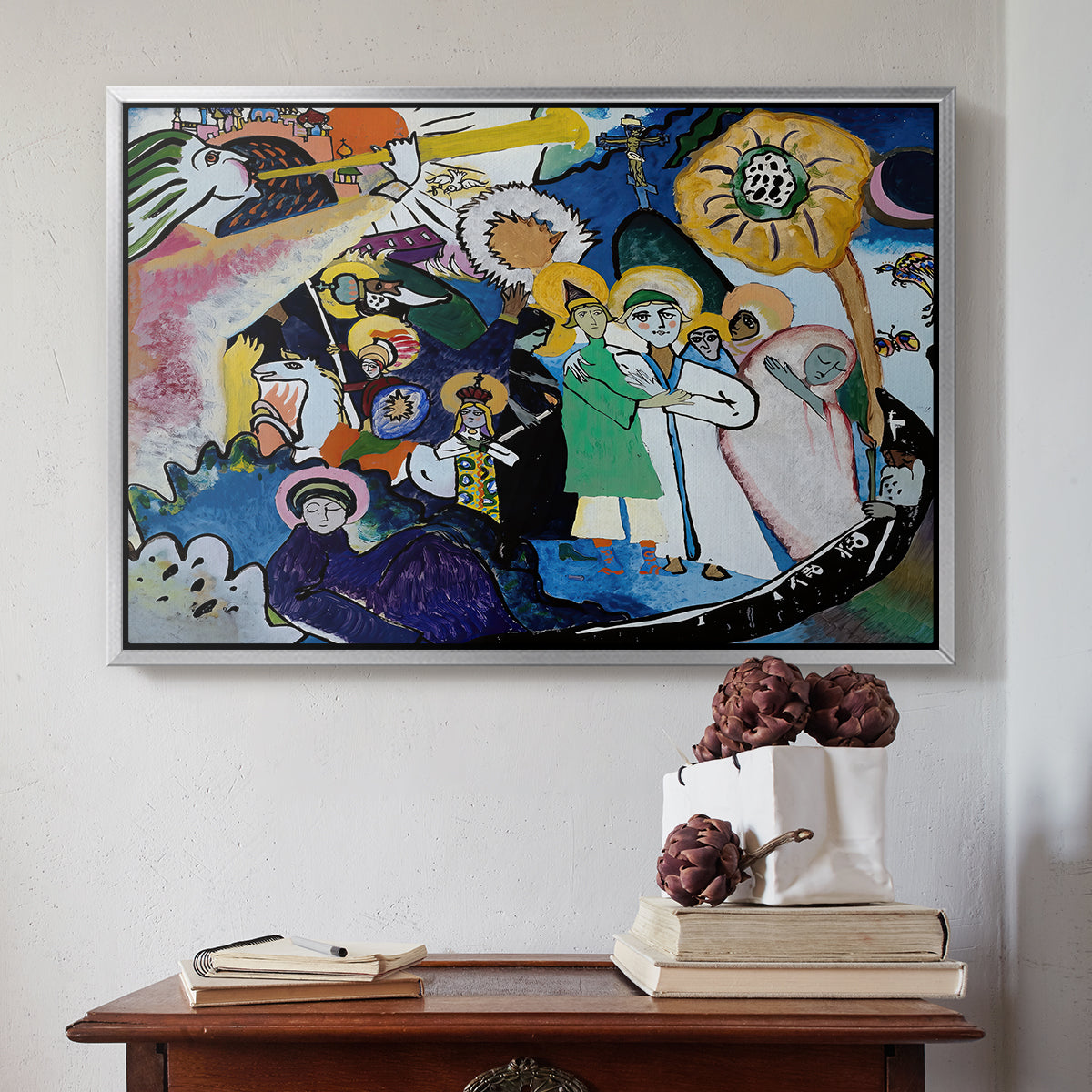All Saints Day I, 1911 - Floater Framed Canvas Print