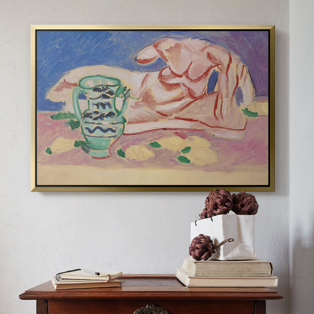 Ilyssus from the Parthenon, 1908 - Floater Framed Canvas Print