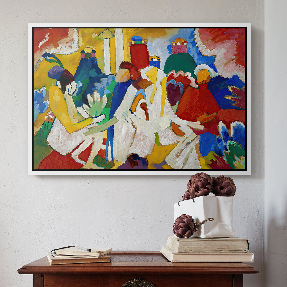 Oriental, 1909 - Floater Framed Canvas Print