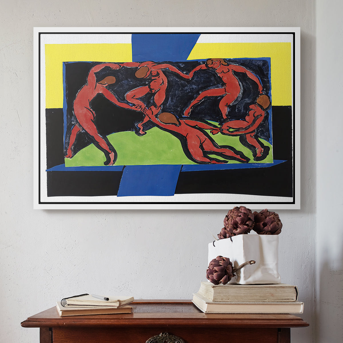 The Dance (La Danse), 1939 - Floater Framed Canvas Print