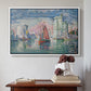 Entrance to the Port of La Rochelle, 1921 - Floater Framed Canvas Print