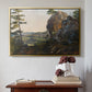 Landscape with the Balbersteine near Miesenbach, 1839 - Floater Framed Canvas Print