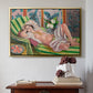 Odalisque Couchée Aux Magnolias, c. 1923 - Floater Framed Canvas Print