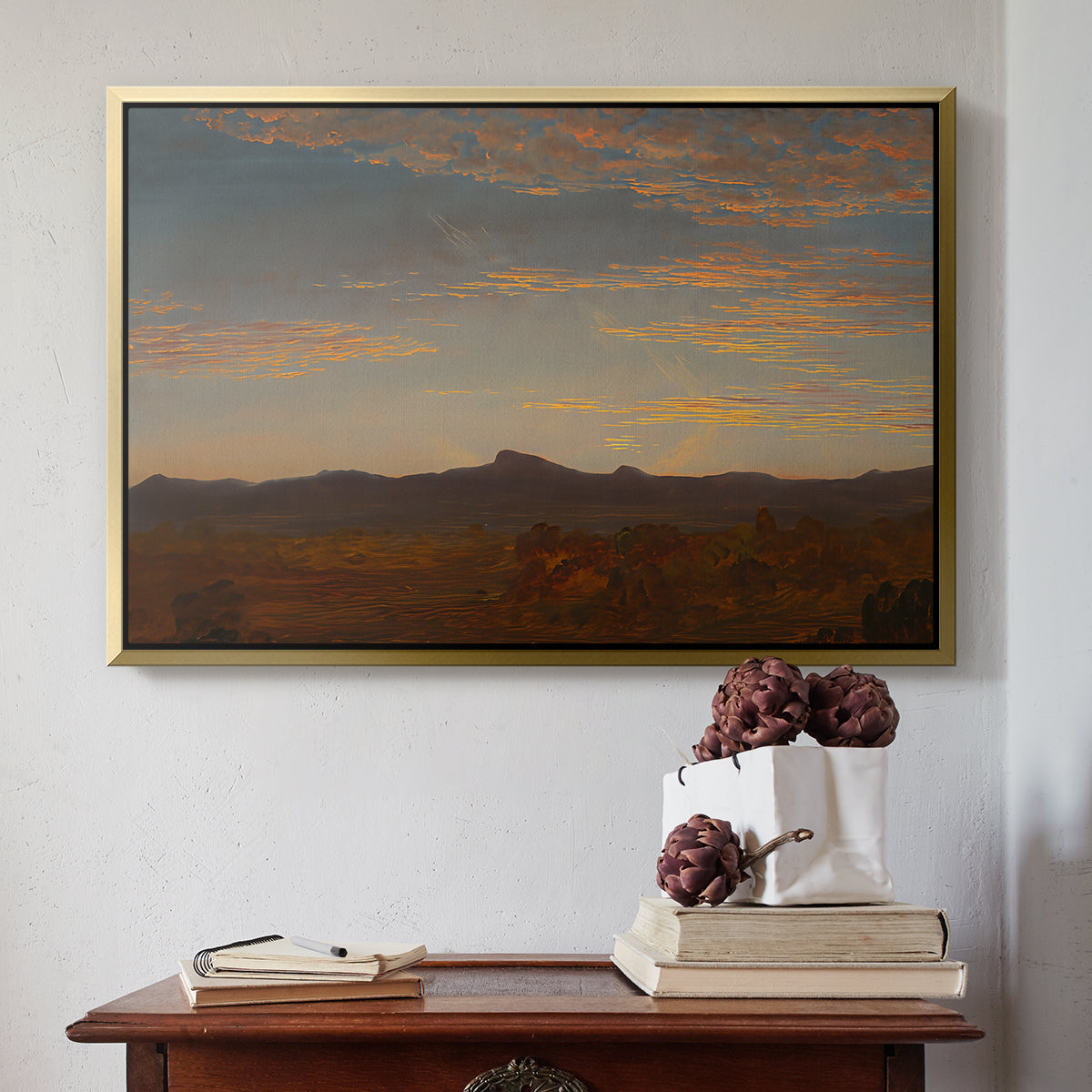 Study for "Catskill Creek", c. 1844-1845 - Floater Framed Canvas Print