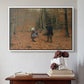 The Woodman and his Children, 1886 - Floater Framed Canvas Print