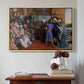 The Finding of the Saviour in the Temple, 1854-1860 - Floater Framed Canvas Print