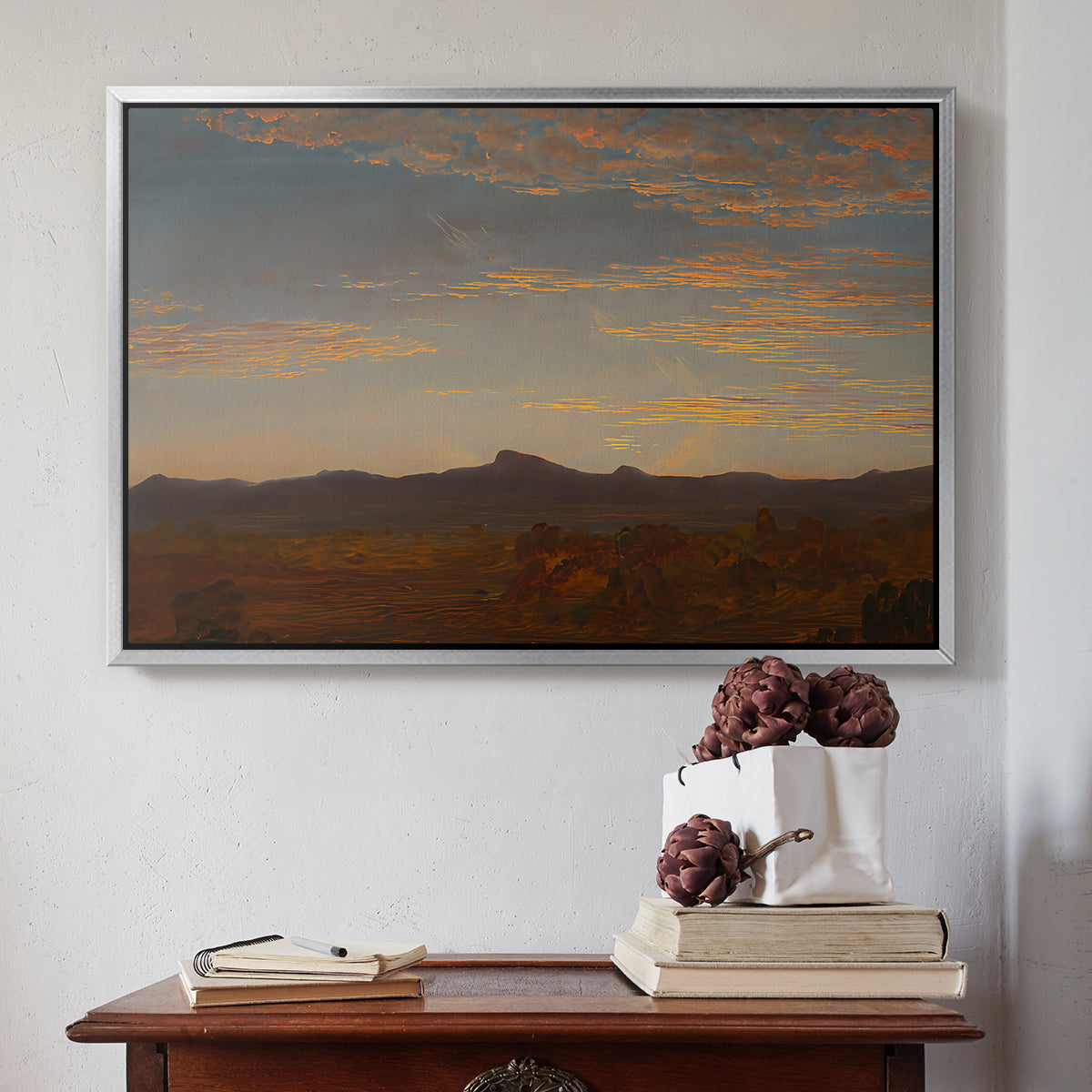 Study for "Catskill Creek", c. 1844-1845 - Floater Framed Canvas Print