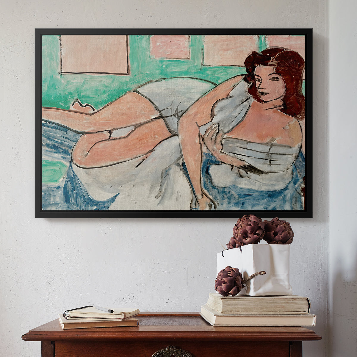 Nude in a Bathrobe (Nu au peignoir), 1941 - Floater Framed Canvas Print