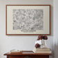 Fleurs, 1866 (Morris Inspired) - Floater Framed Canvas Print