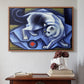 Cat Playing with a Ball, 1945-1950 - Floater Framed Canvas Print