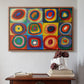 Color Study: Squares with Concentric Circles, 1913 - Floater Framed Canvas Print