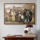 A Charlatan Selling Blacking in the Piazza Barberini in Rome, c. 1840-1849 - Floater Framed Canvas Print
