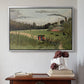 The Chair Factory at Alfortville, 1897 - Floater Framed Canvas Print