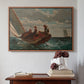 Breezing Up (A Fair Wind), 1873-1876 - Floater Framed Canvas Print