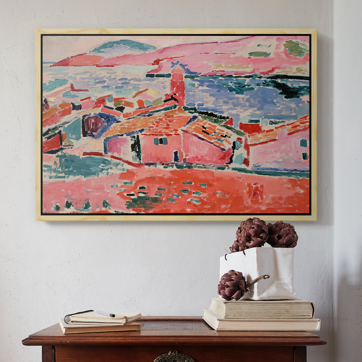 View of Collioure, 1905 - Floater Framed Canvas Print