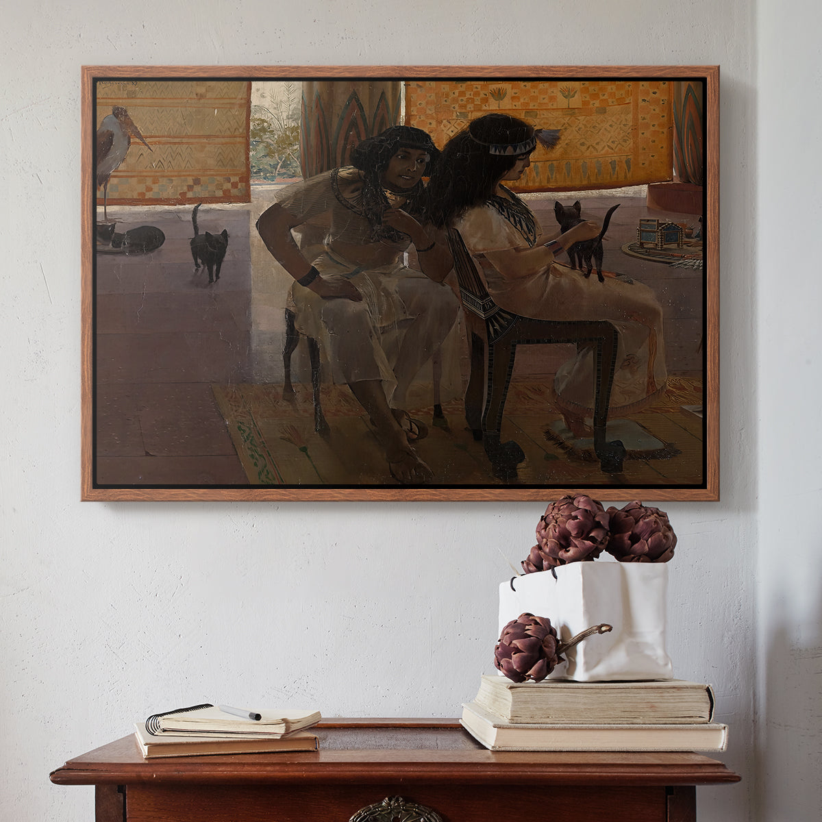 The Age of the Pharaohs, 1914 - Floater Framed Canvas Print