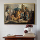 David with Goliath's Head in front of Saul, for Rembrandt, 1627 - Floater Framed Canvas Print
