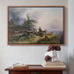An Alpine Farm on the Untersberg, 1835 - Floater Framed Canvas Print