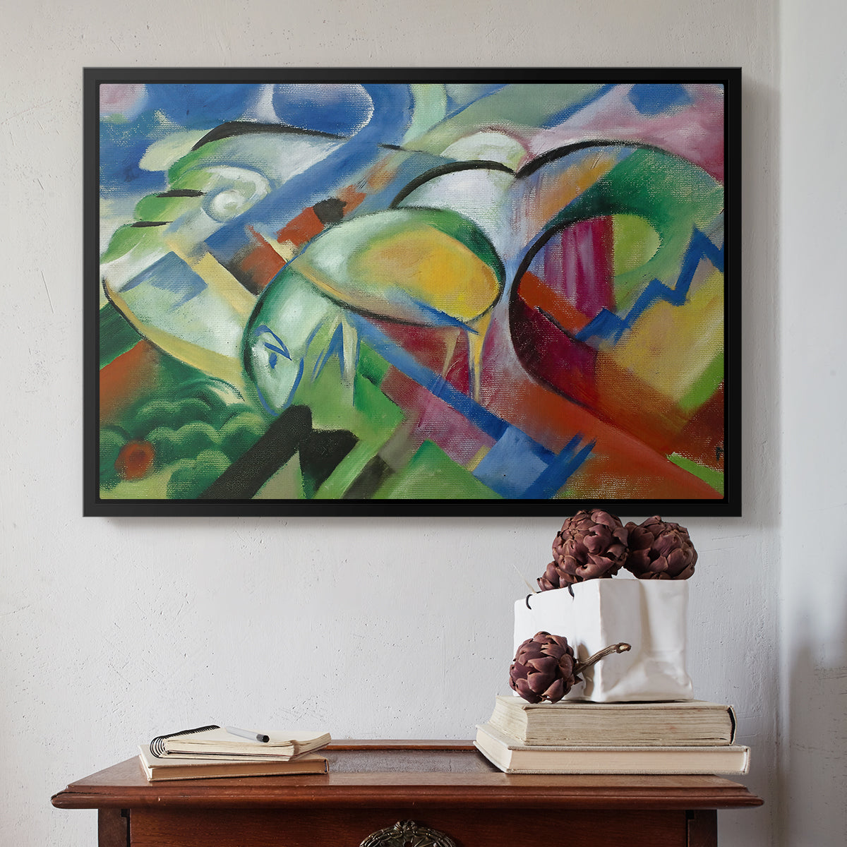 The Sheep, c. 1913-1914 - Floater Framed Canvas Print