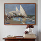 The Beach at Valencia, 1908 - Floater Framed Canvas Print