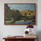 River Landscape with Cliffs, c. 1850-1860 - Floater Framed Canvas Print