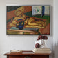 Sculpture and Persian Vase (The Bronze Figure), 1908 - Floater Framed Canvas Print
