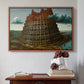 The Tower of Babel, c. 1568 - Floater Framed Canvas Print