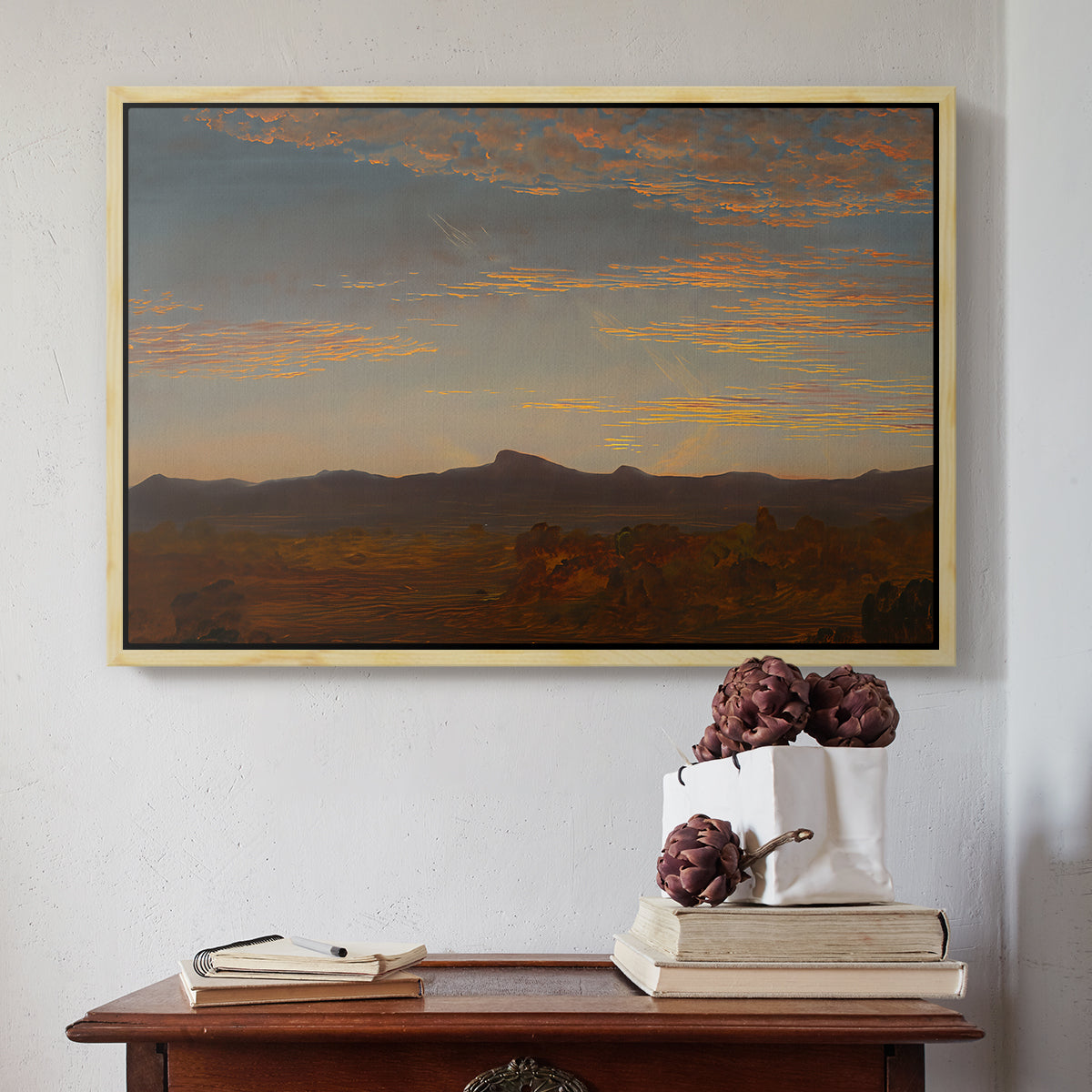 Study for "Catskill Creek", c. 1844-1845 - Floater Framed Canvas Print