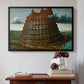 The Tower of Babel, c. 1568 - Floater Framed Canvas Print