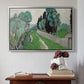 Landscape with Cypresses and Olive Trees near Nice, c. 1918 - Floater Framed Canvas Print