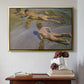Boys on the Beach, 1910 - Floater Framed Canvas Print