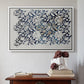 Watercolour for Printed Fabric Design: Wey, c. 1882-1883 - Floater Framed Canvas Print