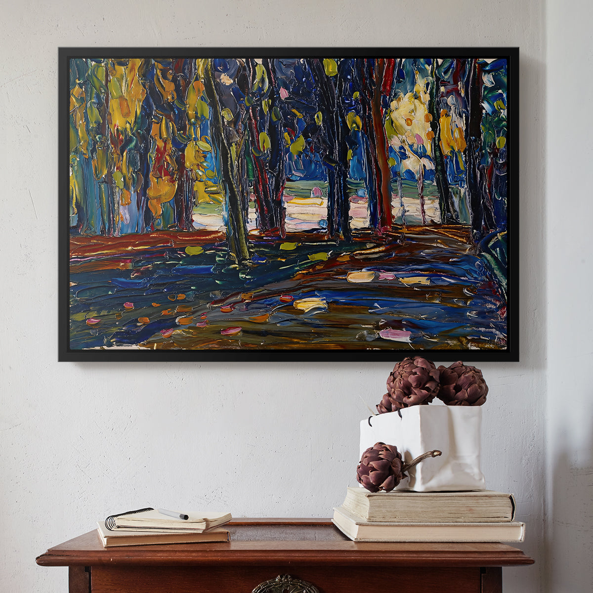 Autumn Study, 1908 - Floater Framed Canvas Print