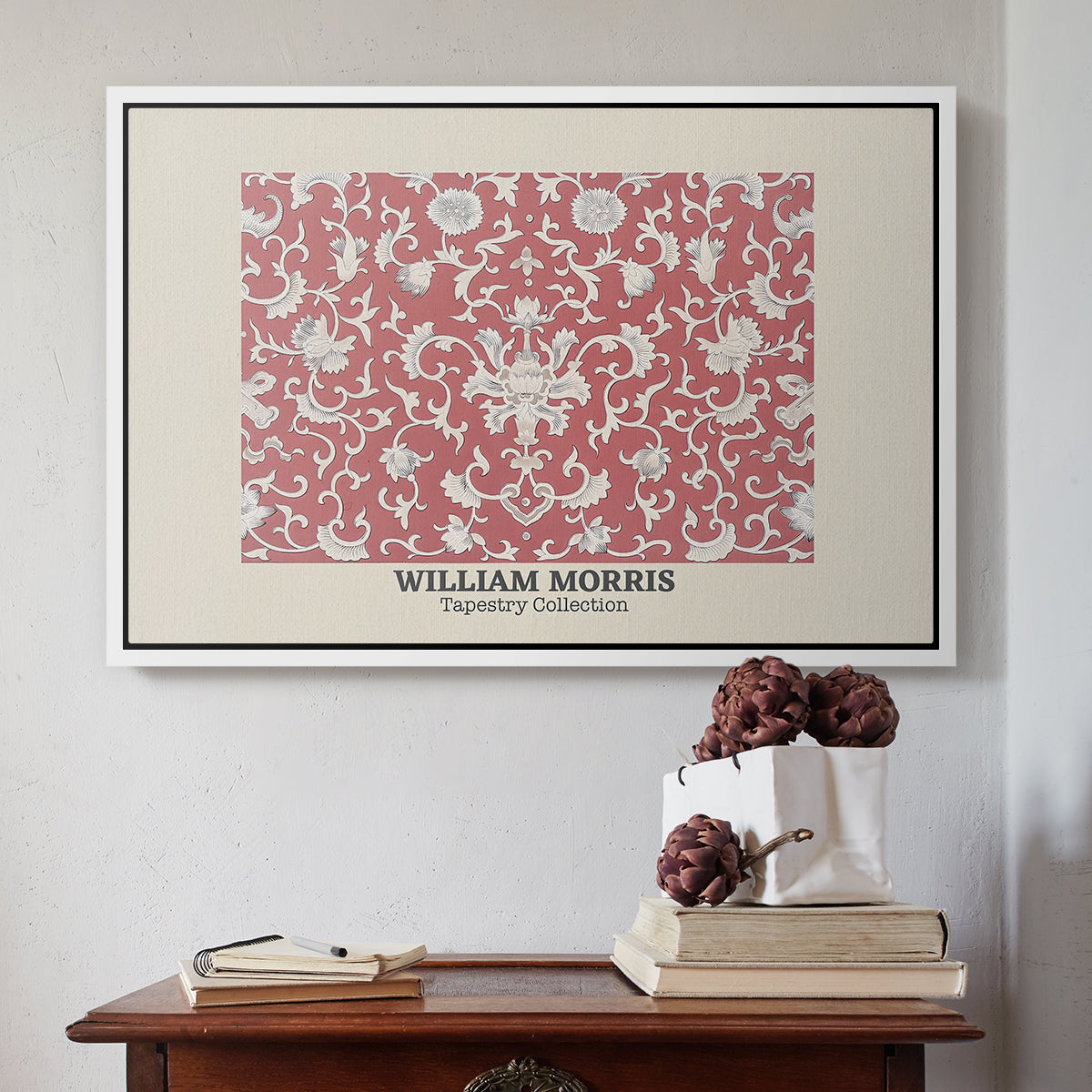 Examples of Chinese Ornament, Pl. XCV (Morris Inspired), 1867 - Floater Framed Canvas Print