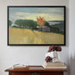 Fields of Wheat in Cagnes, 1918 - Floater Framed Canvas Print