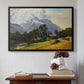 Mountains in Berchtesgaden - Floater Framed Canvas Print
